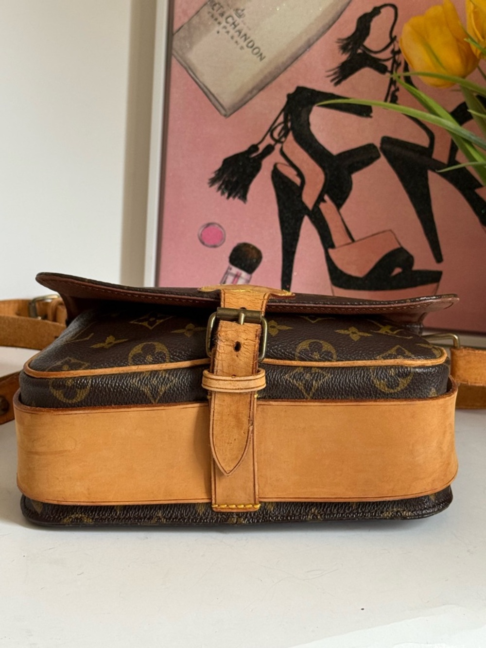 Louis Vuitton Cartouchiere MM  Monogram Crossbody Bag 🌟 - Picture 6 of 17